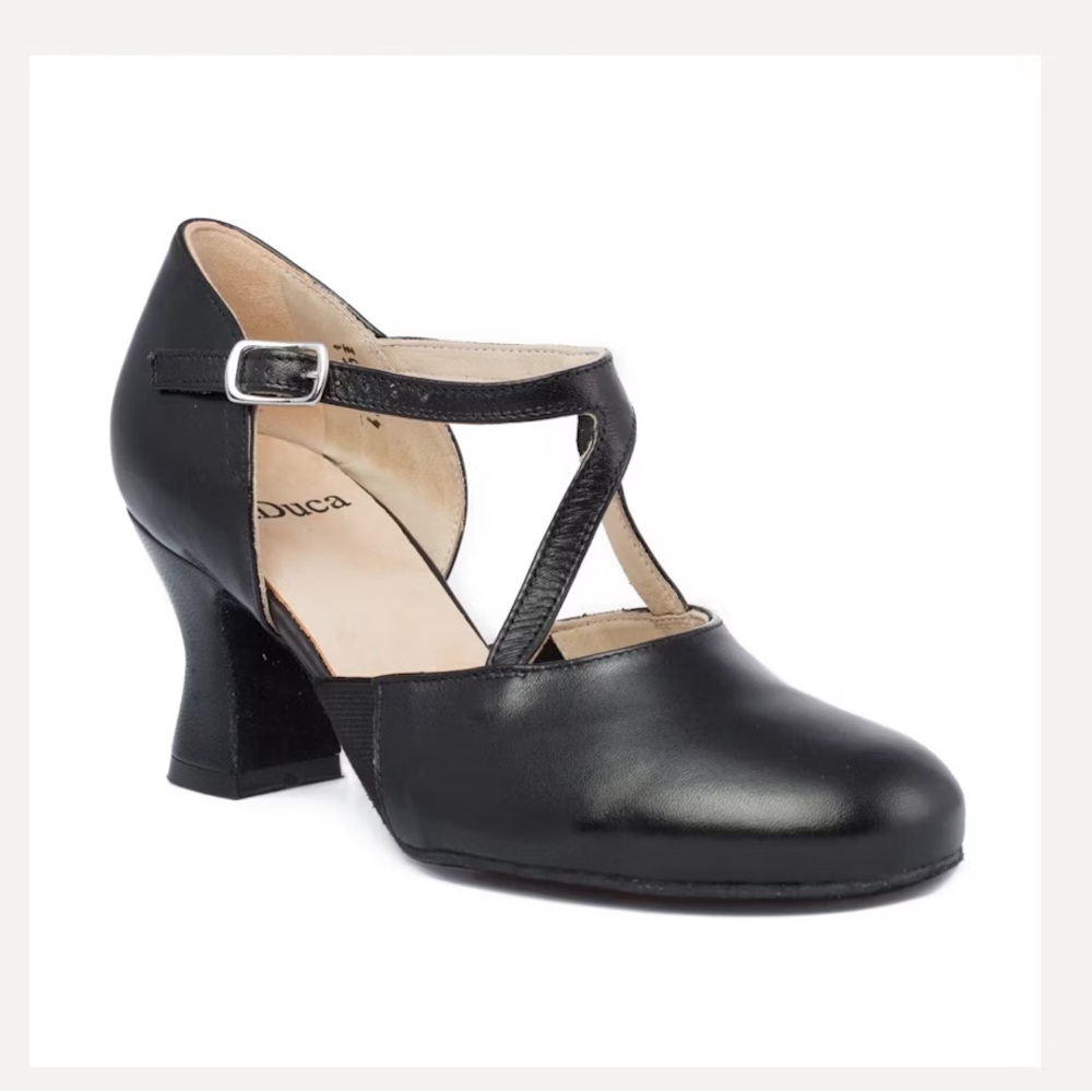 LaDuca Alexis Black Character Dance Heels